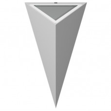 Φωτιστικό Απλίκα LED 7W 230V 550lm 3000K Θερμό Φως Αλουμινίου Γκρί IP54 7719